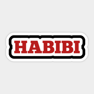 Yalla Habibi Stickers Teepublic