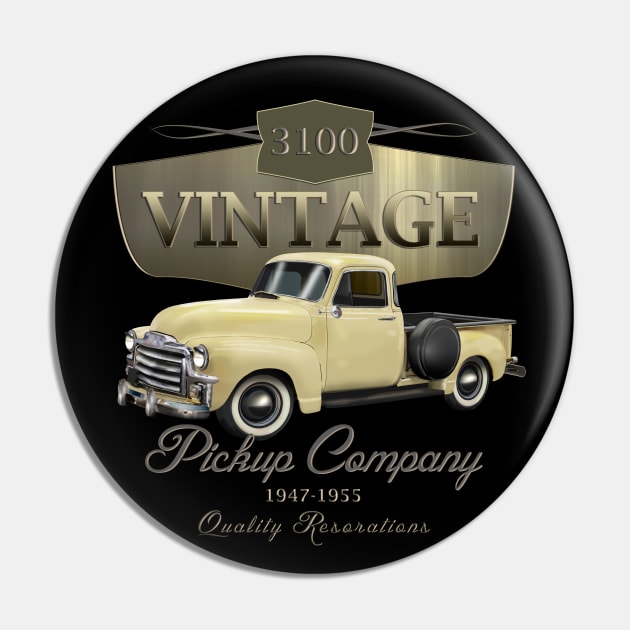 Chevy 3100 Pickup Pin by hardtbonez