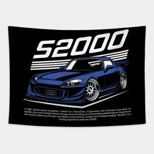 JDM Blue S 2000 Touge Tapestry