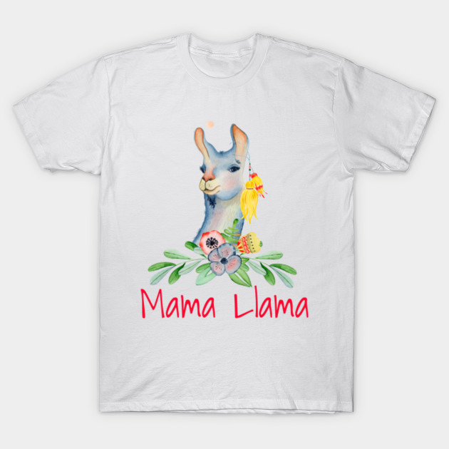 mama llama t shirt