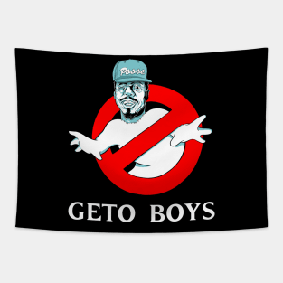 Geto Busters Black tee Tapestry