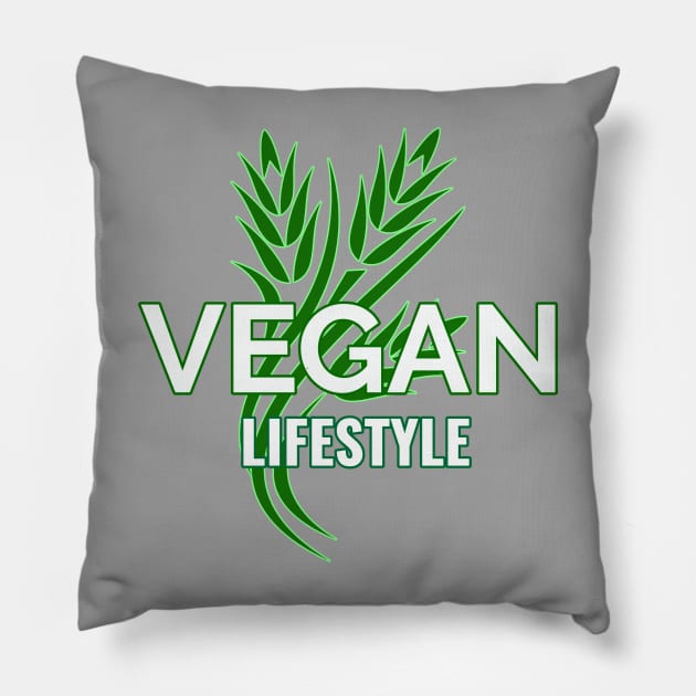 Vegan Pillow by Redroomedia