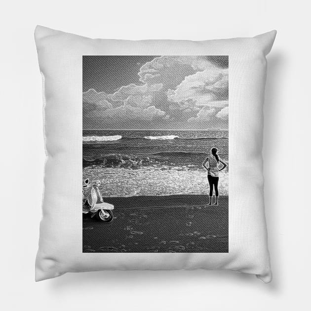 Horizon Pillow by silent_warrior