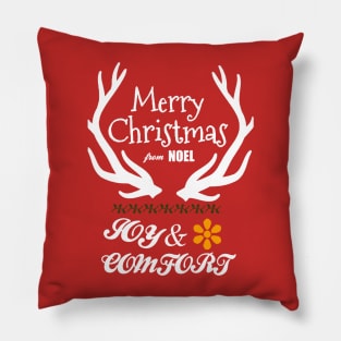 Merry Christmas From Noel Pillow