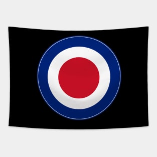 Red white and blue roundel Tapestry