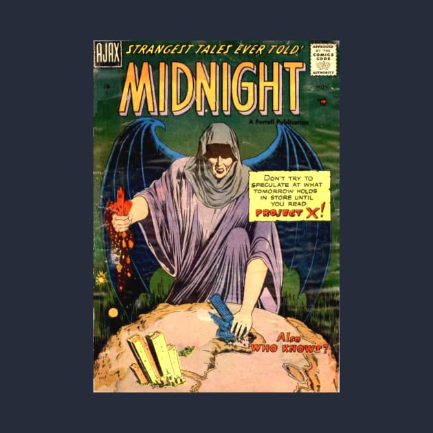 Midnight Angel Horror Comic Cover by Weirdette