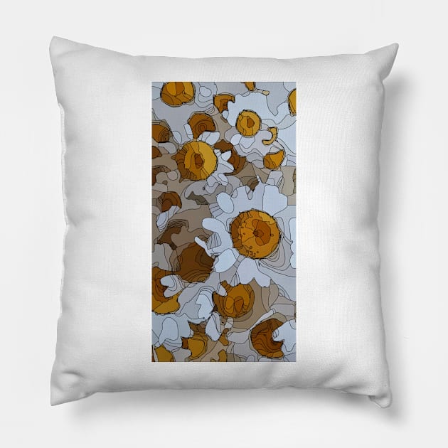 Floral Pattern 5 Pillow by Playful Creatives