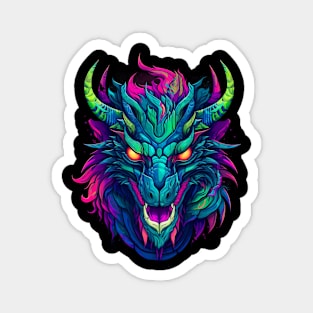 Powerful and Mythical:  Fierce Dragon Magnet