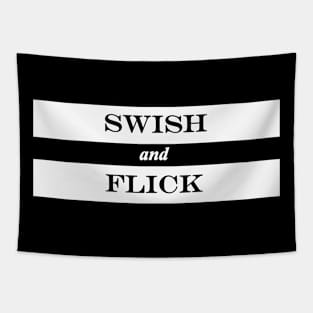 swish and flick Tapestry