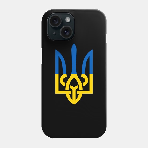 UKRAINE TRIDENT EMBLEM SLAVA UKRAINI PROTEST RUSSIA Phone Case by ProgressiveMOB