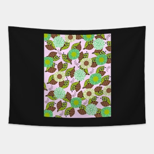 Atypical leaves and flowers Tapestry