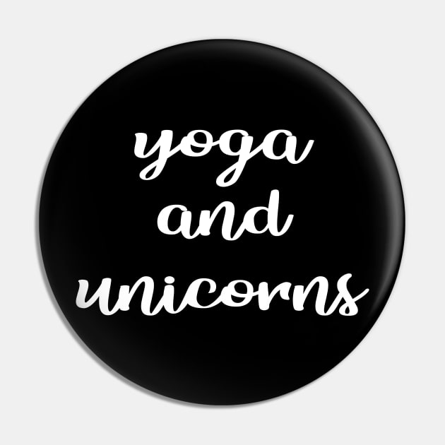 Yoga and unicorns Pin by sunima