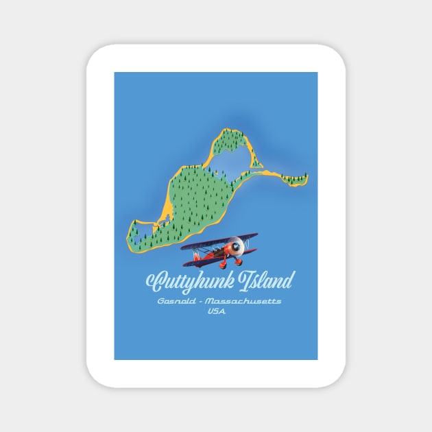 Cuttyhunk Island Gosnold, Massachusetts Magnet by nickemporium1