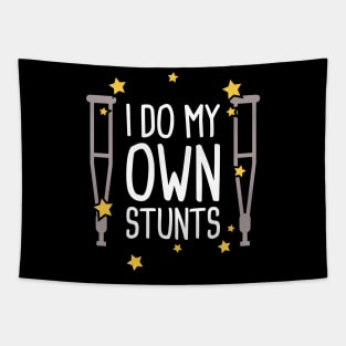 Stunts - Get Well Gift Fractured Broken Knee Cap Tapestry