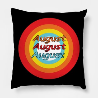 August Shirt T-Shirts Pillow