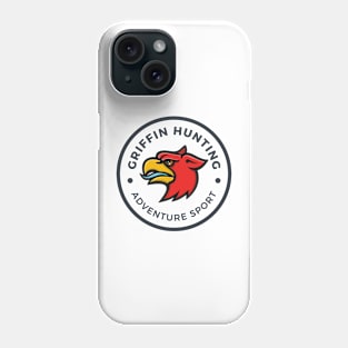 Griffin Hunting - Adventure Sport - White - Fantasy - Funny Phone Case