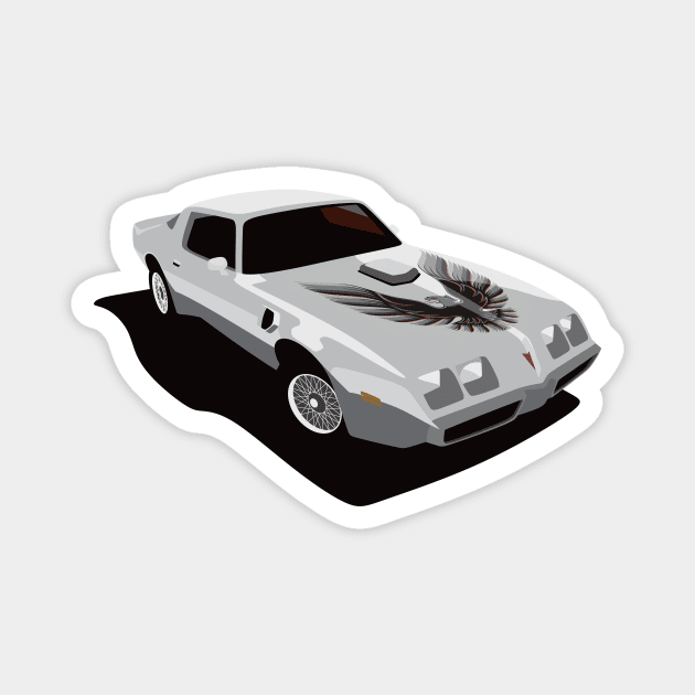 Pontiac Trans Am Magnet by TheArchitectsGarage