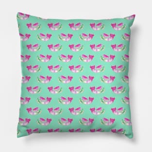 Watermelon Axolotl Pattern Pillow