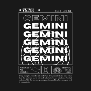 Gemini zodiac sign T-Shirt