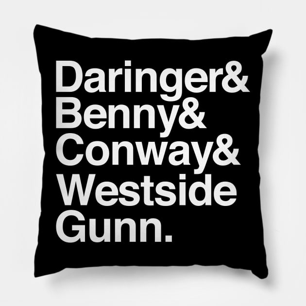 Griselda Helvetica ver.1 Pillow by wolfkrusemark