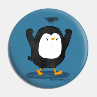 Grumpy Penguin 3 Pin