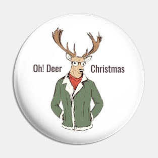 Oh Deer! Christmas Pin