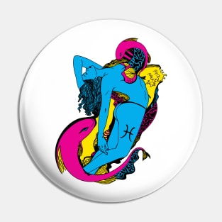 CMYK Pisces Beauty Pin