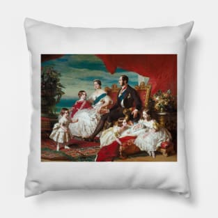 Victoria's family in 1846 - Franz Xaver Winterhalter. Pillow