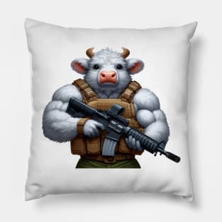 Fluffy Cow Pillow