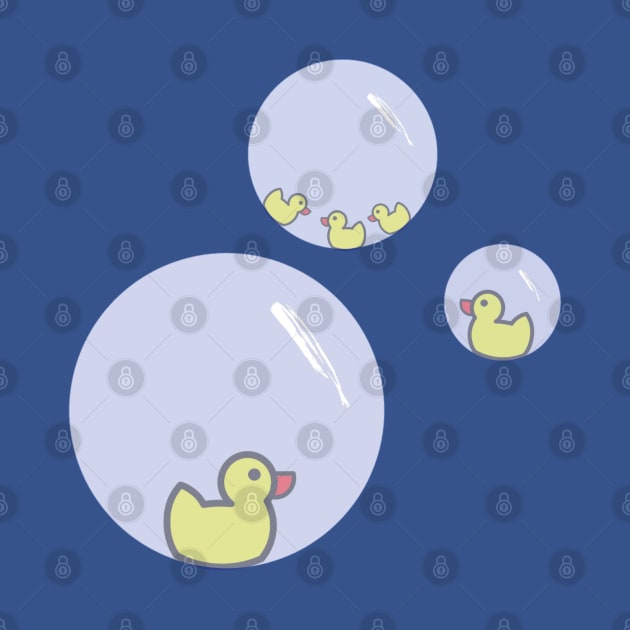 Ducks In Bubbles by Emma Lorraine Aspen