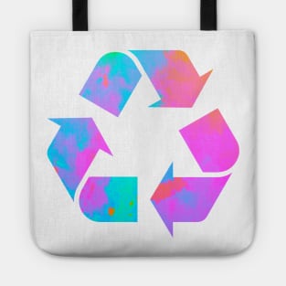 Colorful Recycle Logo Tote