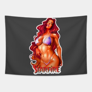 Starfire beach time Tapestry