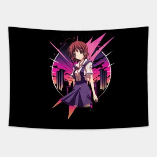 Retro Nagisa Clannad Japanese Anime Tapestry