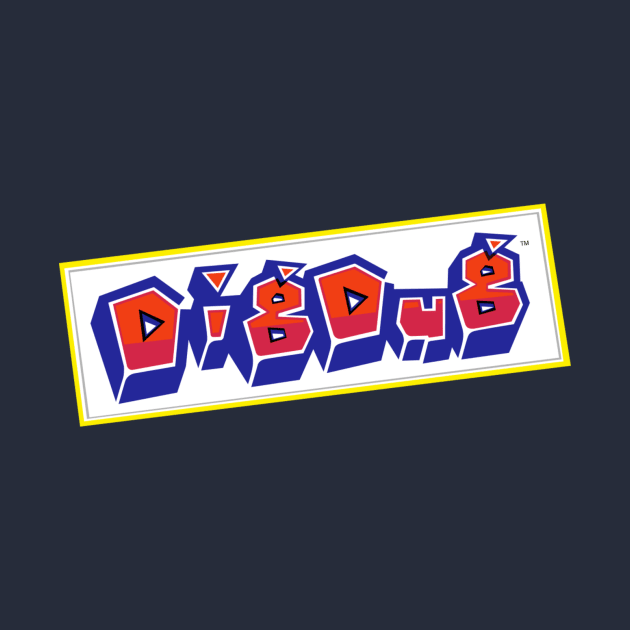 Dig Dug Logo by RoswellWitness