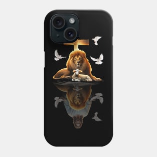 Jesus Lion and Lamb Phone Case