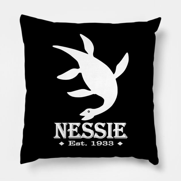 Nessie the Loch Ness Monster Pillow by CritterCommand