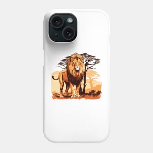 Wild African Lion Phone Case