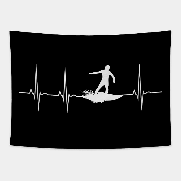 surfer ocean surfing gift wave kitesurfing Tapestry by MrTeee