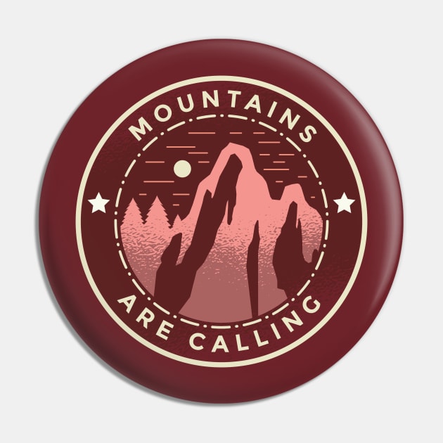 Mountains Calling Pin by LR_Collections