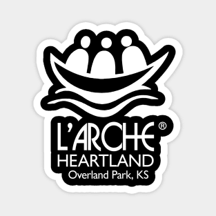 Orange L'Arche Heartland Magnet