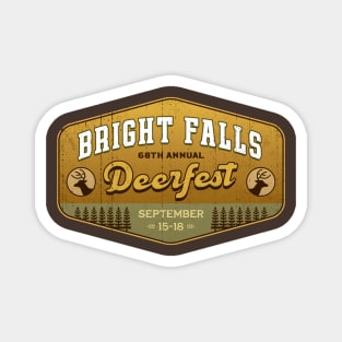 Deerfest Bright Falls Emblem Magnet