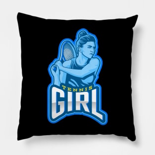 Tennis Girl Pillow