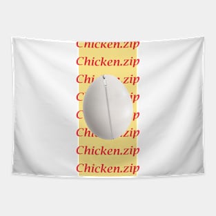 Chicken.zip Tapestry