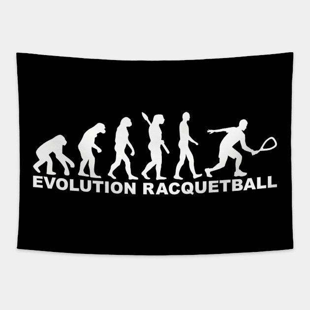 Racquetball evolution Tapestry by Designzz