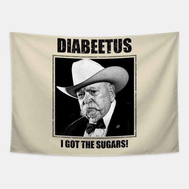 RETRO STYLE - DIABEETUS I GOT THE SUGARS! Tapestry by Horror'movieaddict