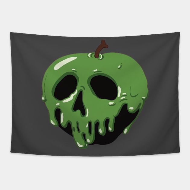 Poison Green Apple Tapestry by SkullFern