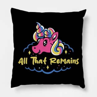 remind and unicorn Pillow