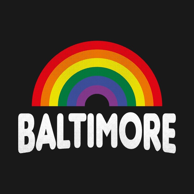 Baltimore, Maryland - MD Pride Rainbow by thepatriotshop