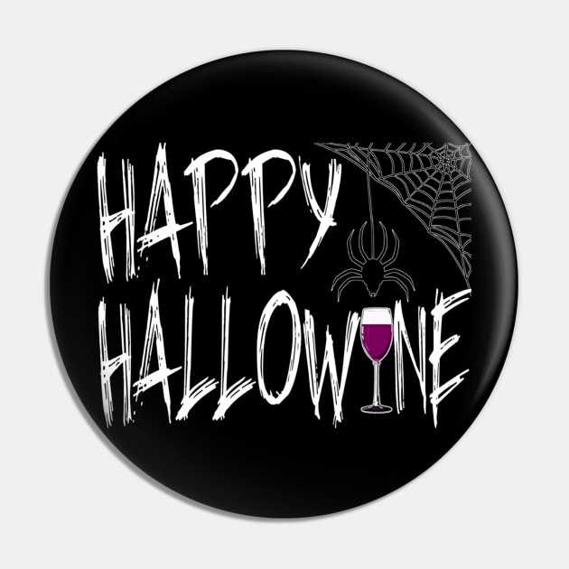 Happy Hallow Wine on October 31st Halloween Pin by JaroszkowskaAnnass