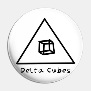 Delta Cubes Pin